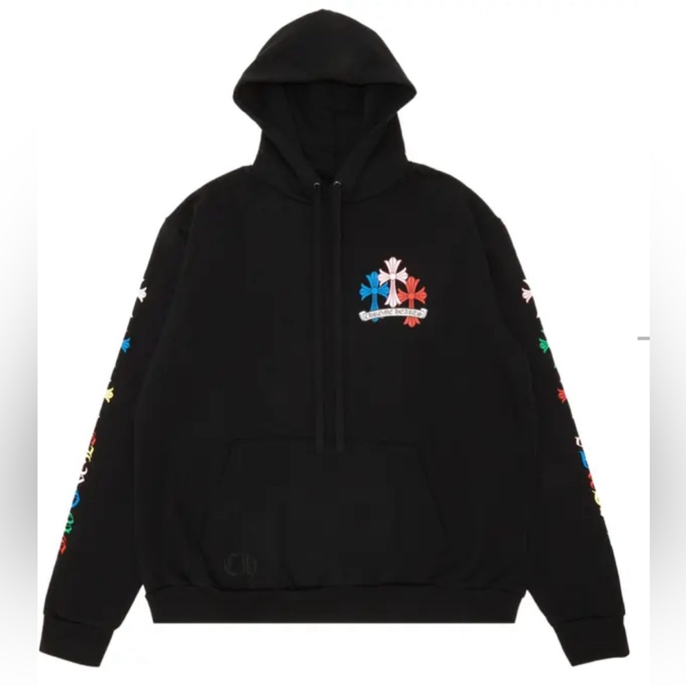 Chrome hearts multi color cross hoodie